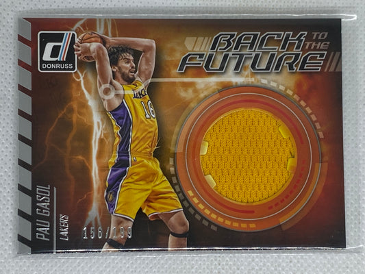 2016-17 Panini Donruss Back to the Future Materials 156/199 Pau Gasol #2