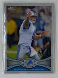 2012 Topps Chrome #126 Matthew Stafford Detroit Lions Rams