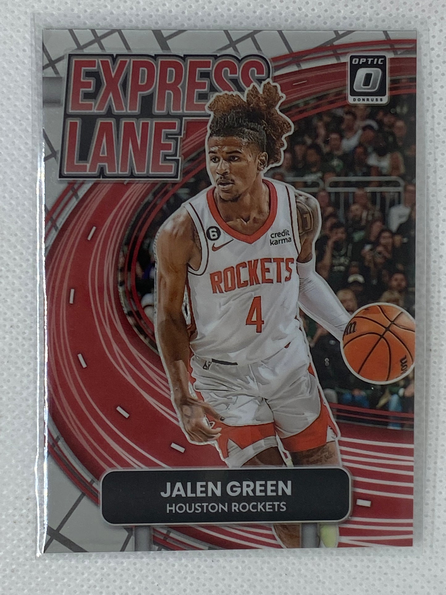 2022-23 Donruss Optic Jalen Green #18 Express Lane