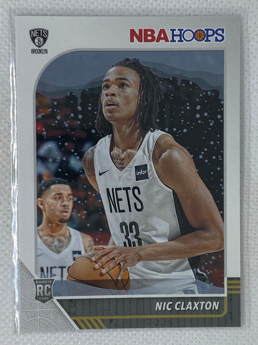 2019-20 NBA Hoops Winter #241 Nicolas Claxton Rookie Nets RC