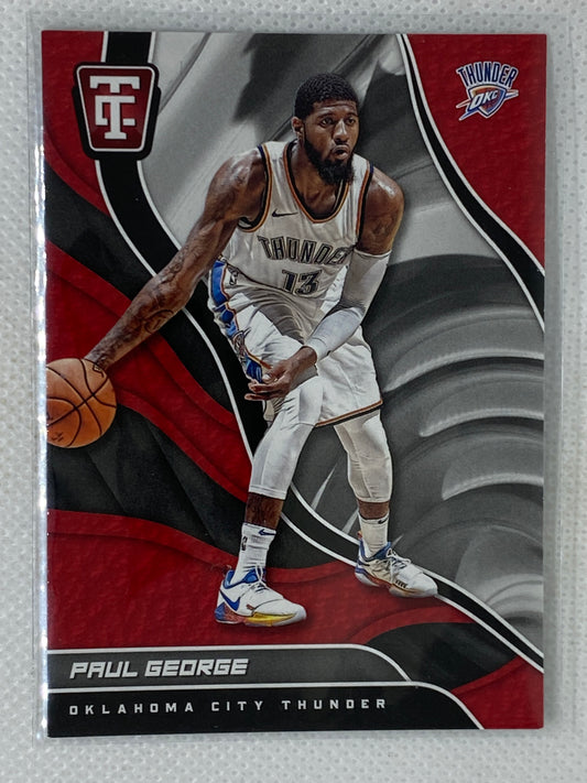 2017-18 Panini Totally Certified Base #33 Paul George Oklahoma City Thunder