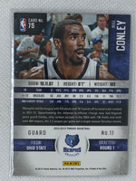 2012-13 Panini Threads Memphis Grizzlies Basketball Card #75 Mike Conley