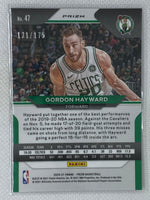 2020-21 Panini Prizm Purple Ice Prizm /175 Gordon Hayward #47