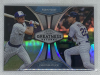 2019 Topps Chrome Greatness Returns #GRE9 Robin Yount/Christian Yelich