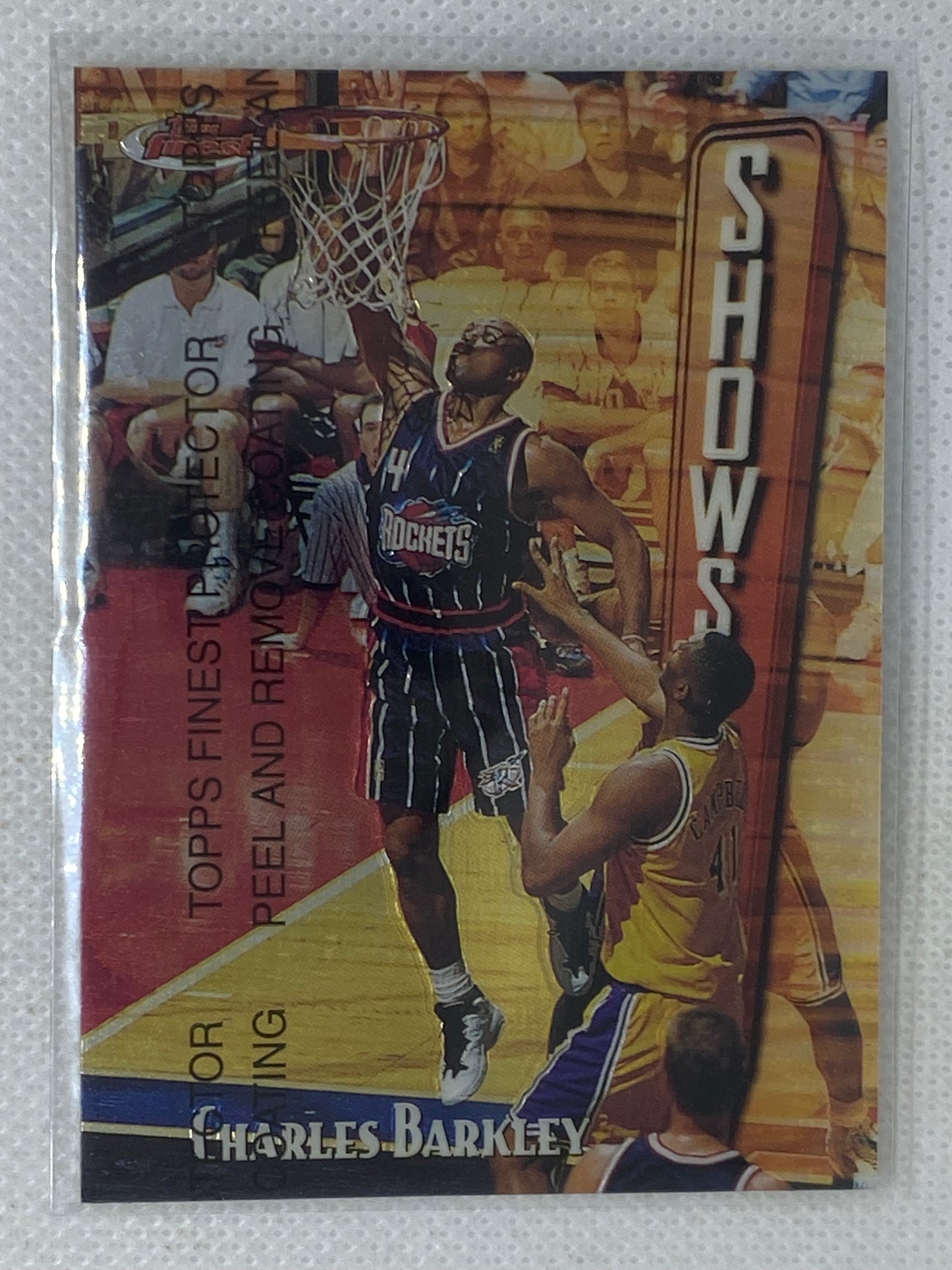 1998 Topps Charles Barkley Finest Showstoppers W/Coating #219