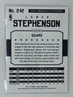 2015-16 Hoops Los Angeles Clippers Basketball Card #242 Lance Stephenson