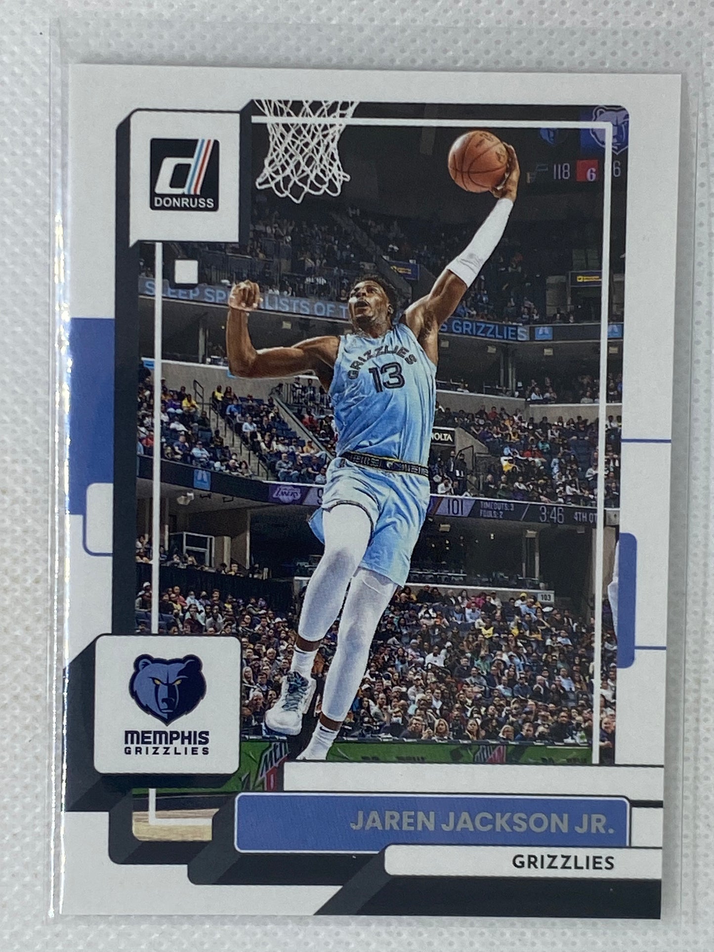 2022-23 Donruss Basketball Base #155 Jaren Jackson Jr. Memphis Grizzlies