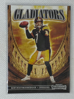 2021 Panini Contenders Gladiators Ben Roethlisberger #GLD-BRO Pittsburgh Steelers