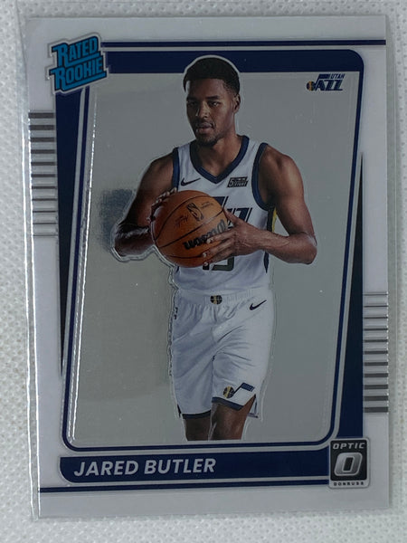 2021-22 Panini Donruss Optic Jared Butler Rated Rookie RC #199 Utah Jazz