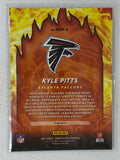 2021 Donruss Optic Red-Hot Rookies Silver Prizm Kyle Pitts Atlanta Falcons #RHR-6