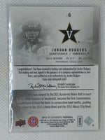 2013 SP Authentic #6 Jordan Rodgers Autograph