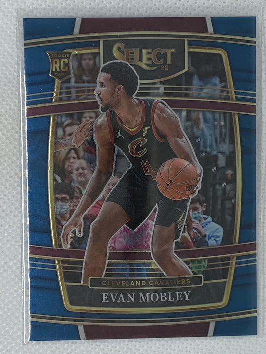 2021-22 Panini Select Concourse Base Evan Mobley Cleveland Cavaliers Rookie Card