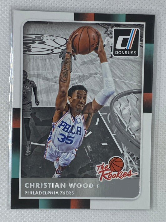 2015-16 Donruss Christian Wood The Rookies RC Rookie Card #23