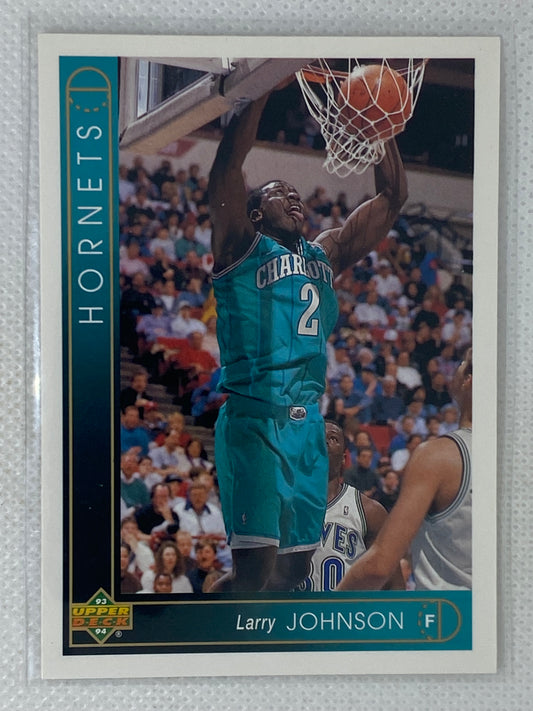 1993-94 Upper Deck Larry Johnson #365 Charlotte Hornets