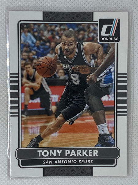 2014-15 Donruss San Antonio Spurs Basketball Card #28 Tony Parker
