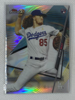 2020 Topps Finest Baseball Dustin May Rookie RC Refractor Card #76