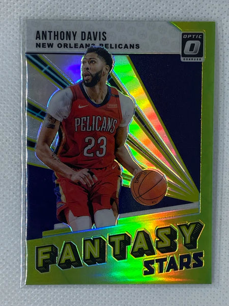 2018-19 Donruss Optic Fantasy Stars Holo Anthony Davis #1 New Orleans Pelicans