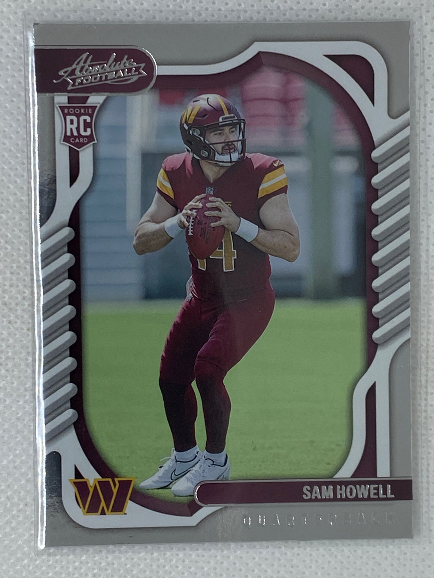 2022 Panini Absolute Rookie Card Sam Howell #105 Washington Commanders RC