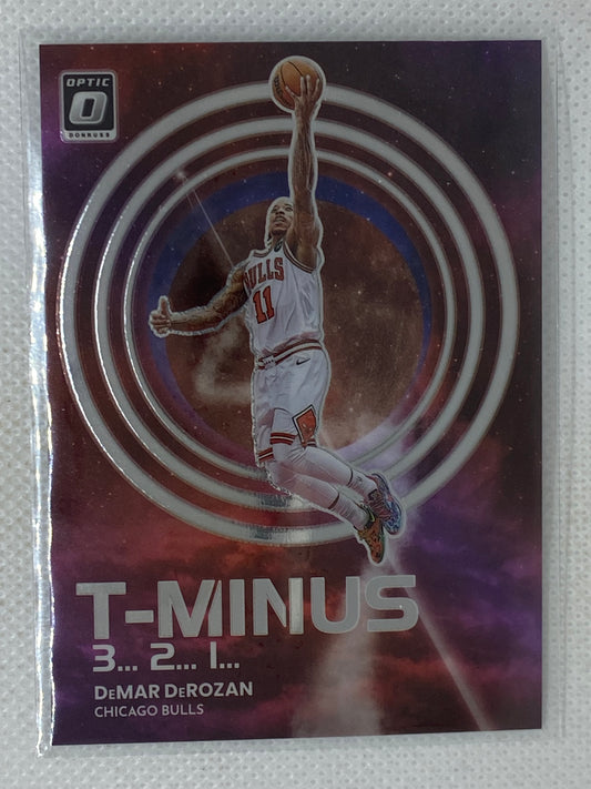 2022-23 Donruss Optic DeMar DeRozan T-Minus 3,2,1 #1 Chicago Bulls