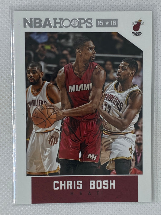 2015-16 Panini Hoops Base #147 Chris Bosh Miami Heat