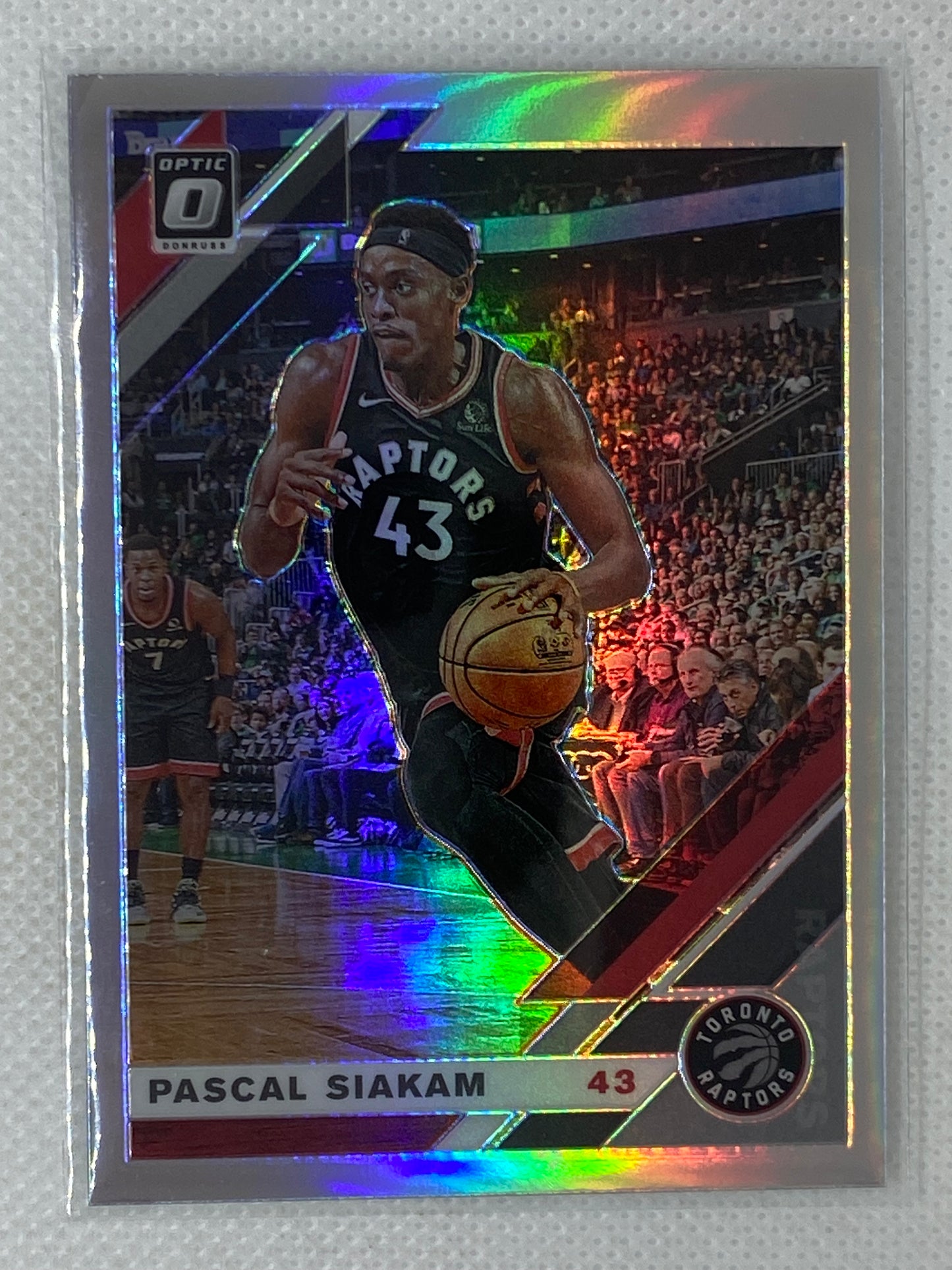 2019-20 Donruss Optic Silver Prizm Holo #19 Pascal Siakam Toronto Raptors