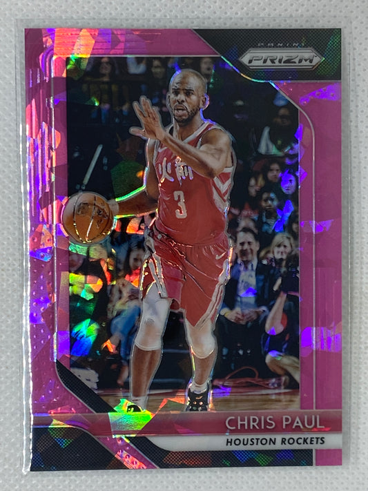 2018-19 Panini Prizm Pink Ice Chris Paul #24 Houston Rockets