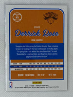 2016-17 Panini Donruss Derrick Rose #62 New York Knicks