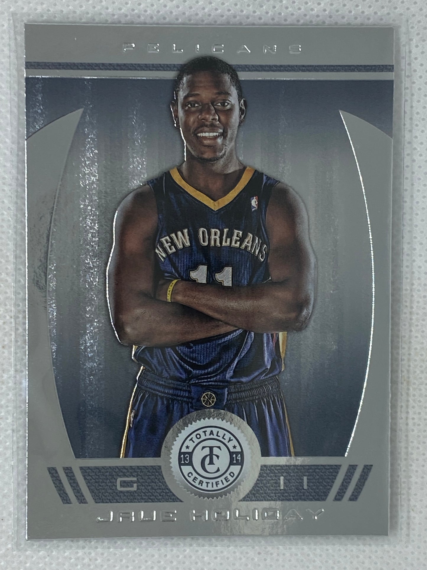 2013-14 Totally Certified Jrue Holiday #95 New Orleans Pelicans