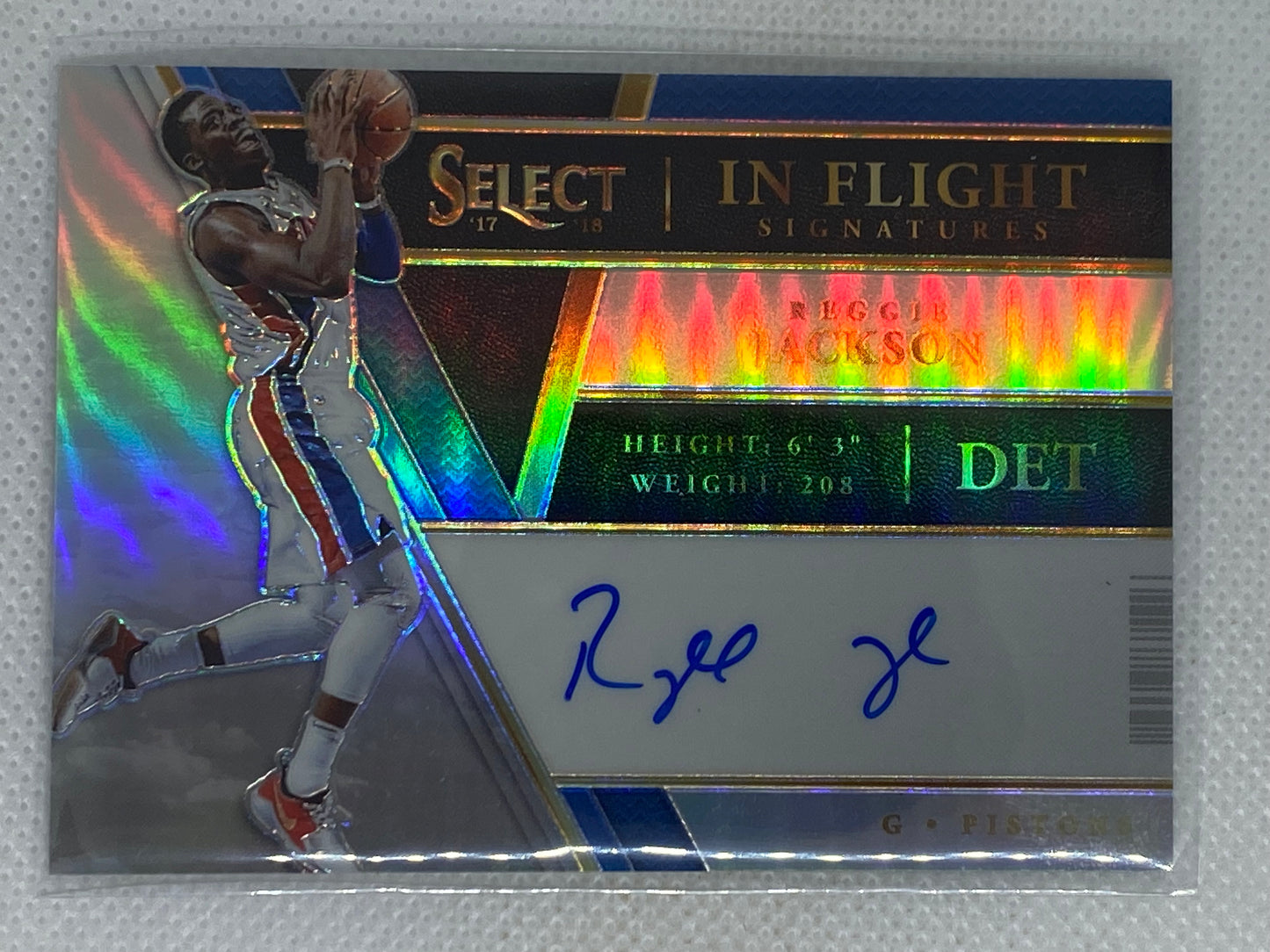 2017-18 Panini Select In Flight Signatures /149 Reggie Jackson #IF-RJ Autograph