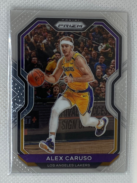 2020-21 Panini Prizm Basketball Base #10 Alex Caruso Los Angeles Lakers