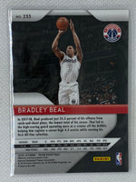 2018 Panini Prizm #233 Bradley Beal Washington Wizards