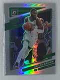 2021-22 Panini Donruss Optic Jaylen Brown #19 Silver Holo Prizm Boston Celtics