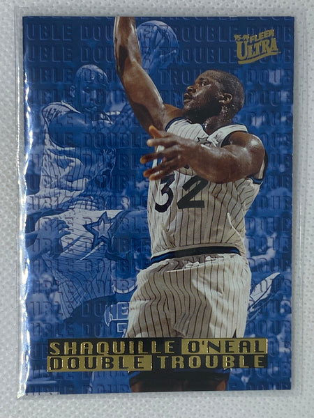 1995-96 Shaquille O'Neal Fleer Ultra Double Trouble #6 Basketball Card