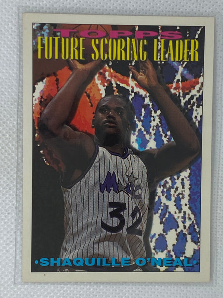 1994 Topps Shaquille O’Neal Future Scoring Leaders Card #386 Orlando Magic