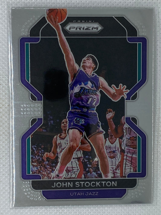 2021-22 Panini Prizm #267 John Stockton Utah Jazz