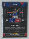 2019-20 Panini NBA Hoops Road to the Finals Second Round /999 Stephen Curry #64
