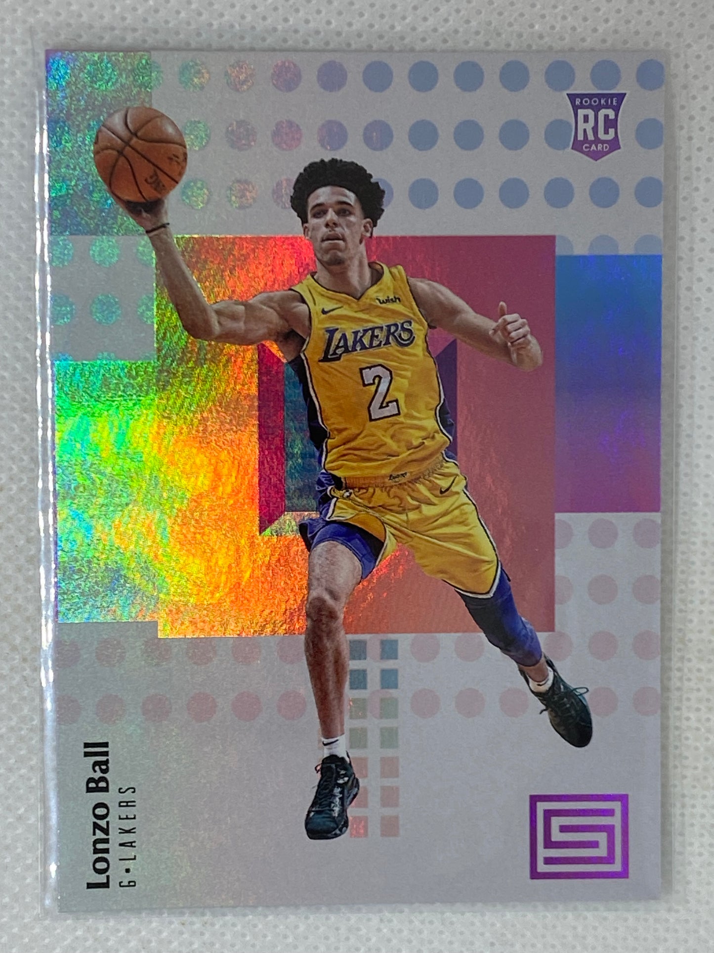 2017-18 Panini Status RC Rookie Lonzo Ball #118 Los Angeles Lakers