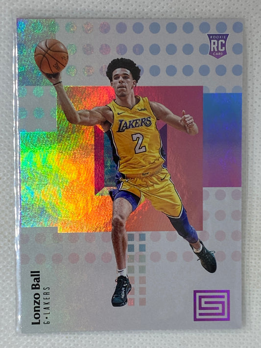 2017-18 Panini Status RC Rookie Lonzo Ball #118 Los Angeles Lakers