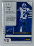 2020 Panini Absolute Green Foil Gabriel Davis Rookie Card #136 Buffalo Bills