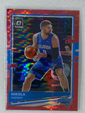 2020-21 Donruss Optic Red Pulsar #130 Nikola Vucevic Orlando Magic