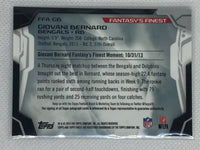 Giovani Bernard 2014 Topps Finest Fantasy’s Finest Autograph Cincinnati Bengals Card #FFA-GB