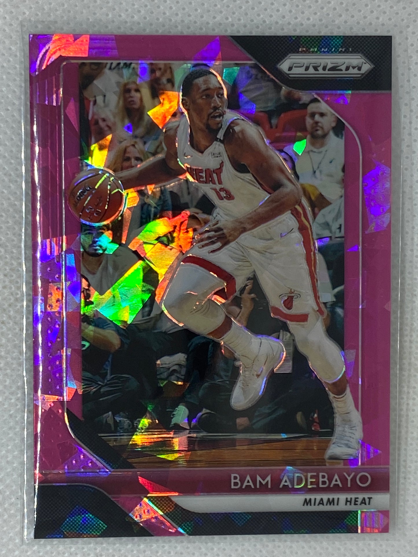 2018-19 Panini Prizm Pink Ice Bam Adebayo SP Miami Heat #226