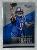 2014 Prestige Football #132 Matthew Stafford Detroit Lions