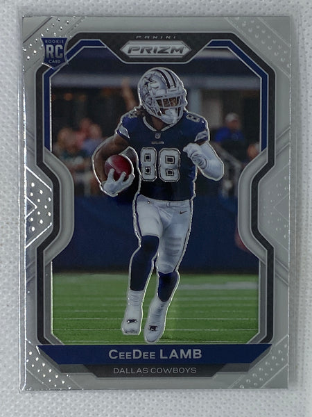 2020 Panini Prizm Ceedee Lamb Base RC #334 Dallas Cowboys