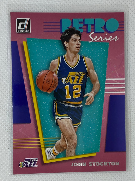 2019-20 Panini Donruss Retro Series John Stockton #30