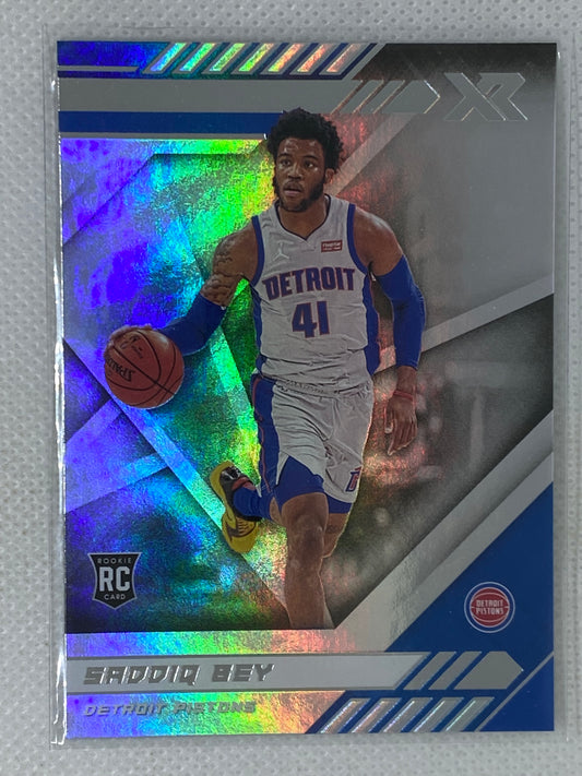 Saddiq Bey 2020-21 Panini Chronicles XR RC# 292 Detroit Pistons Rookie