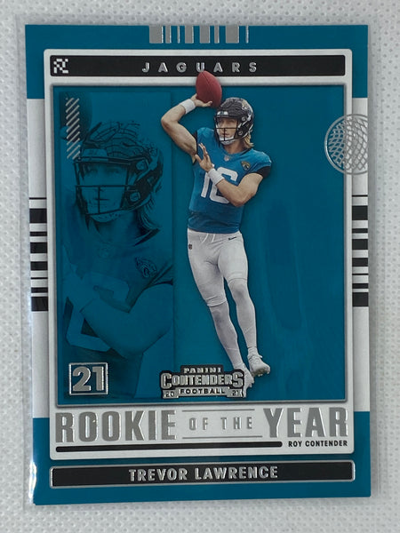 2021 Panini Contenders: Rookie of the Year Contenders #ROY-TLR Trevor Lawrence Jacksonville Jaguars