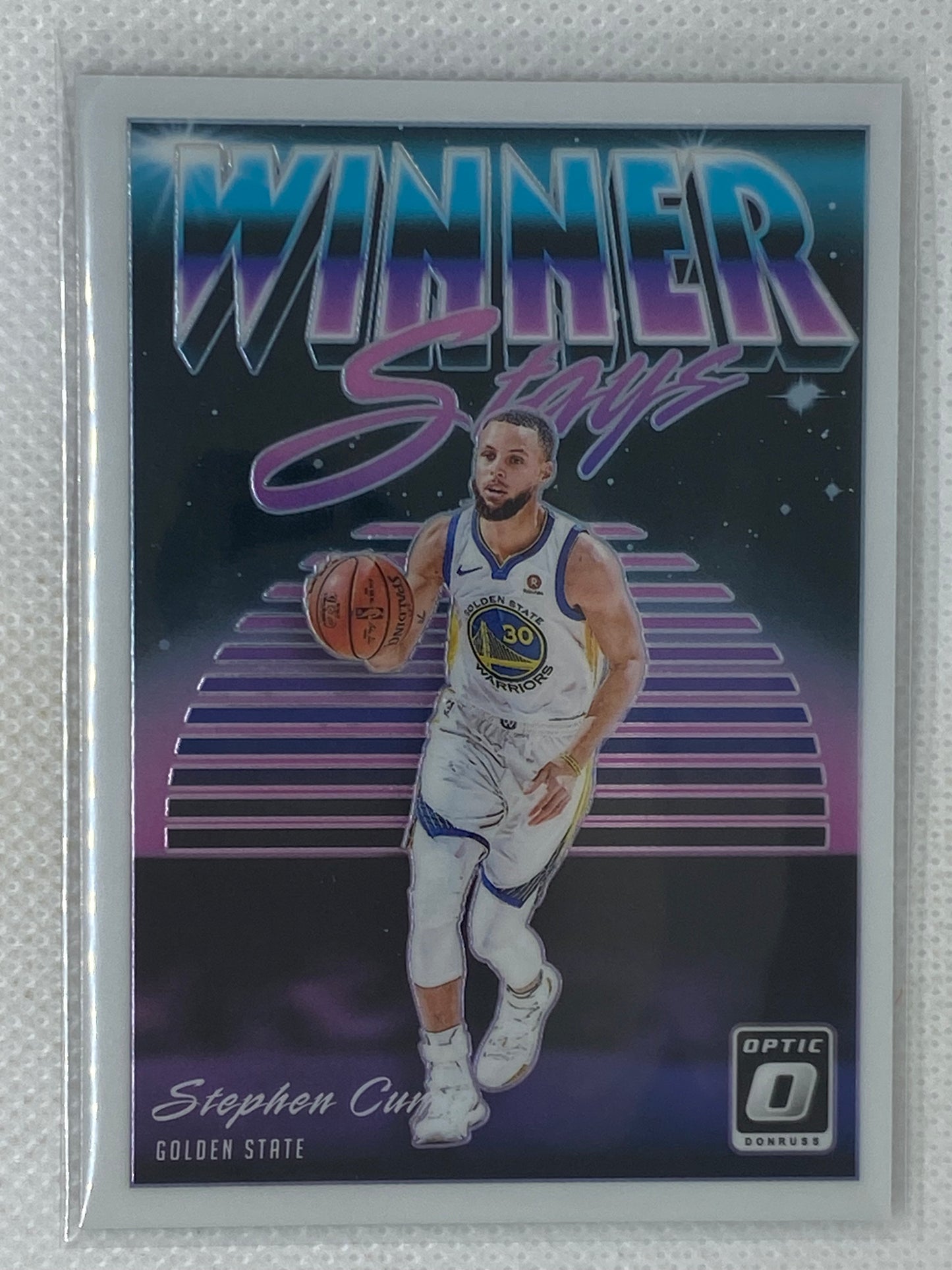 2018-19 Panini Donruss Optic Winner Stays #15 Stephen Curry Warriors