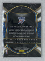 2020-21 Panini Select Concourse Tri Color Cracked Ice RC Aleksej Pokusevski #77