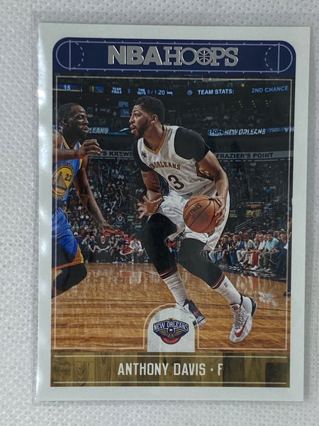 2017-18 Panini Hoops Anthony Davis Red Back Variation Card #158